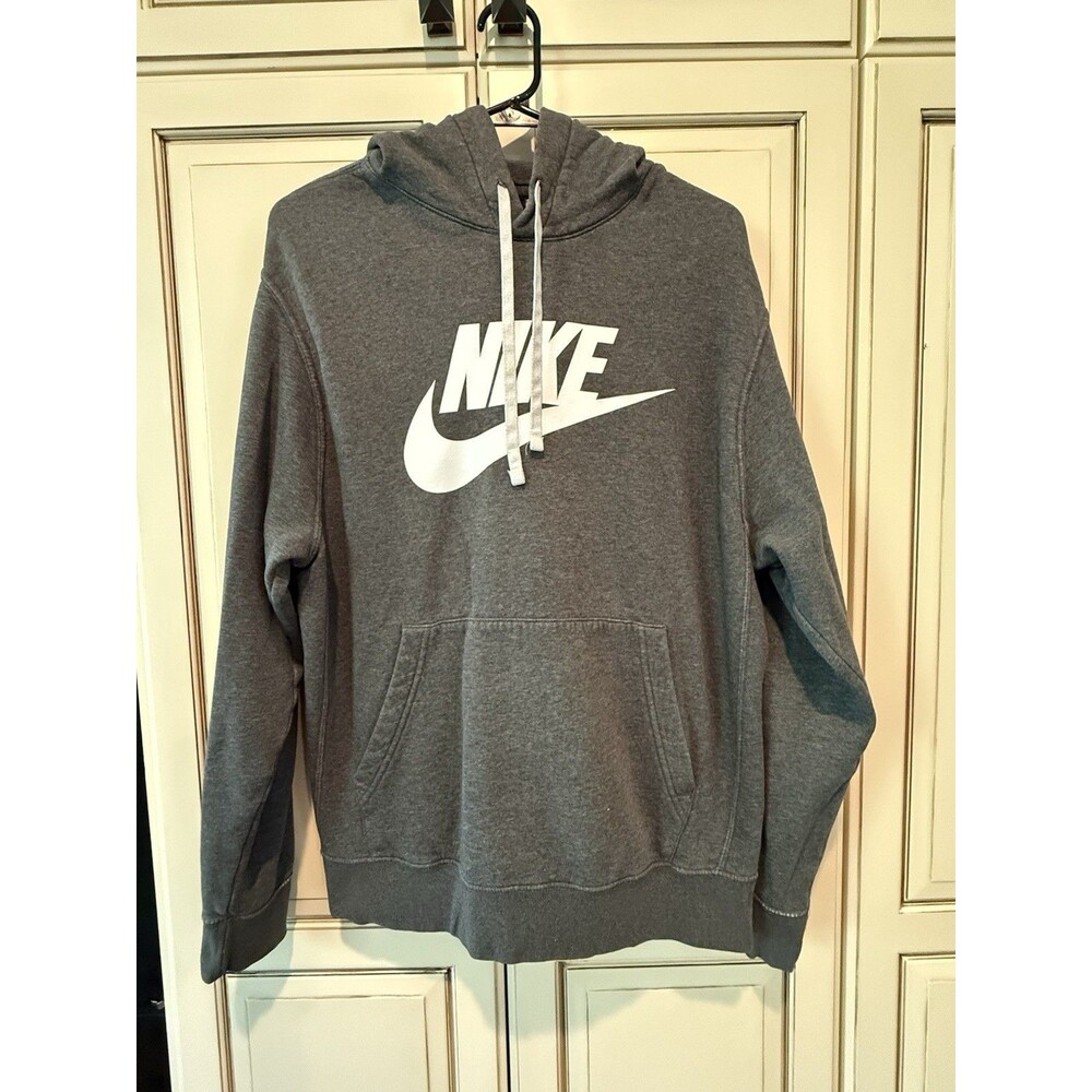 Nike Sportswear Club Fleece Men's Size M Pullover Hoodie - Gray